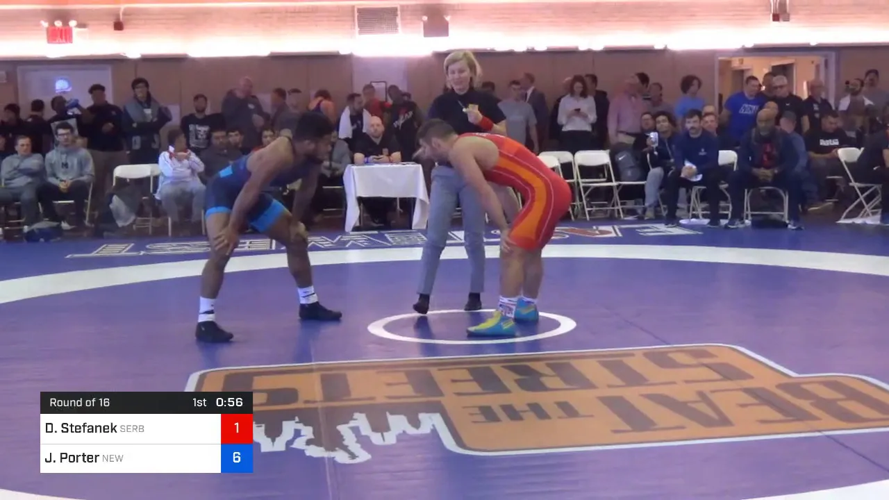 77 Kg Prelims Davor Stefanek Serbia Vs Jesse Porter New York Athletic Club
